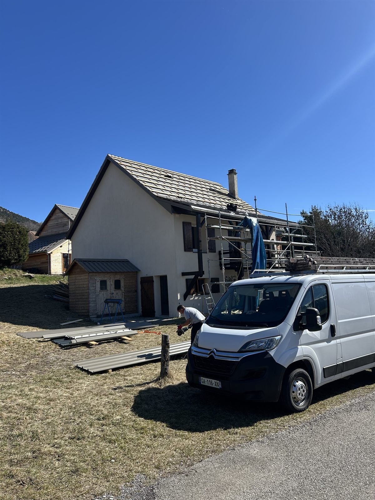 Rénovation d'une maison de montagne