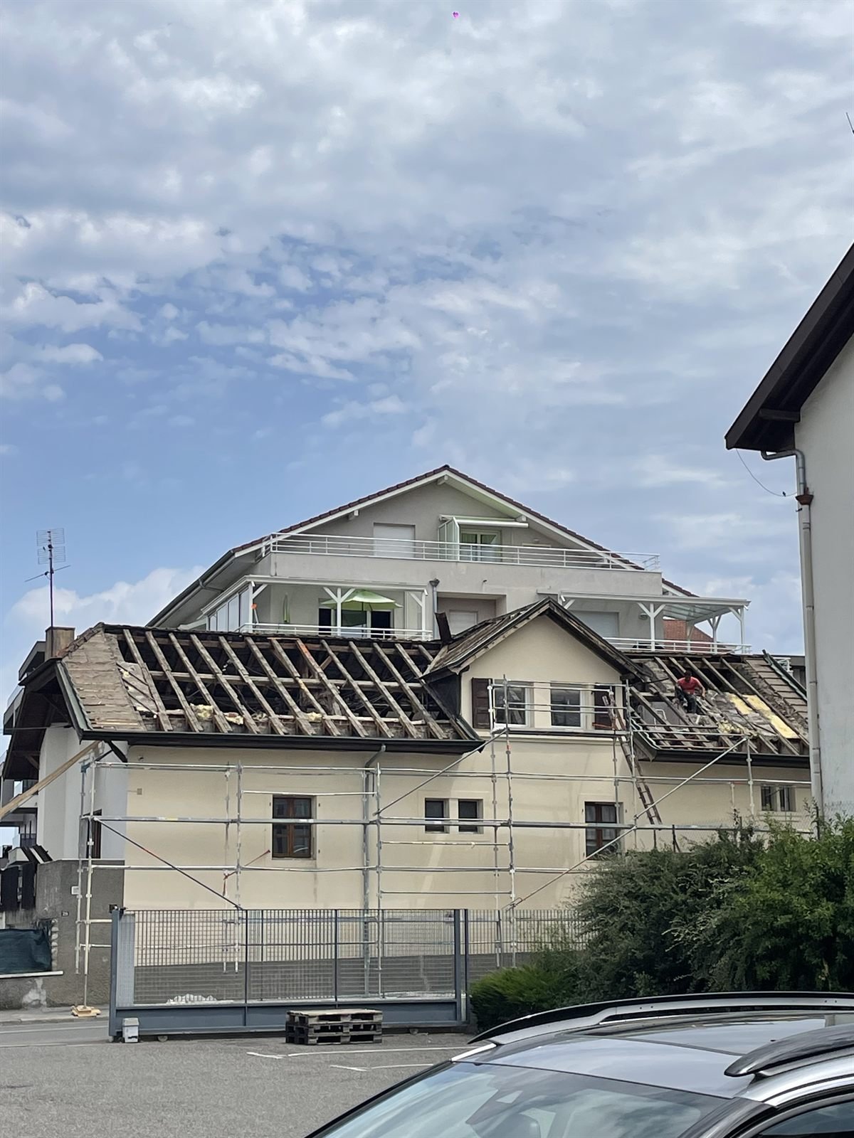 Réfection de toiture d'une grande bâtisse