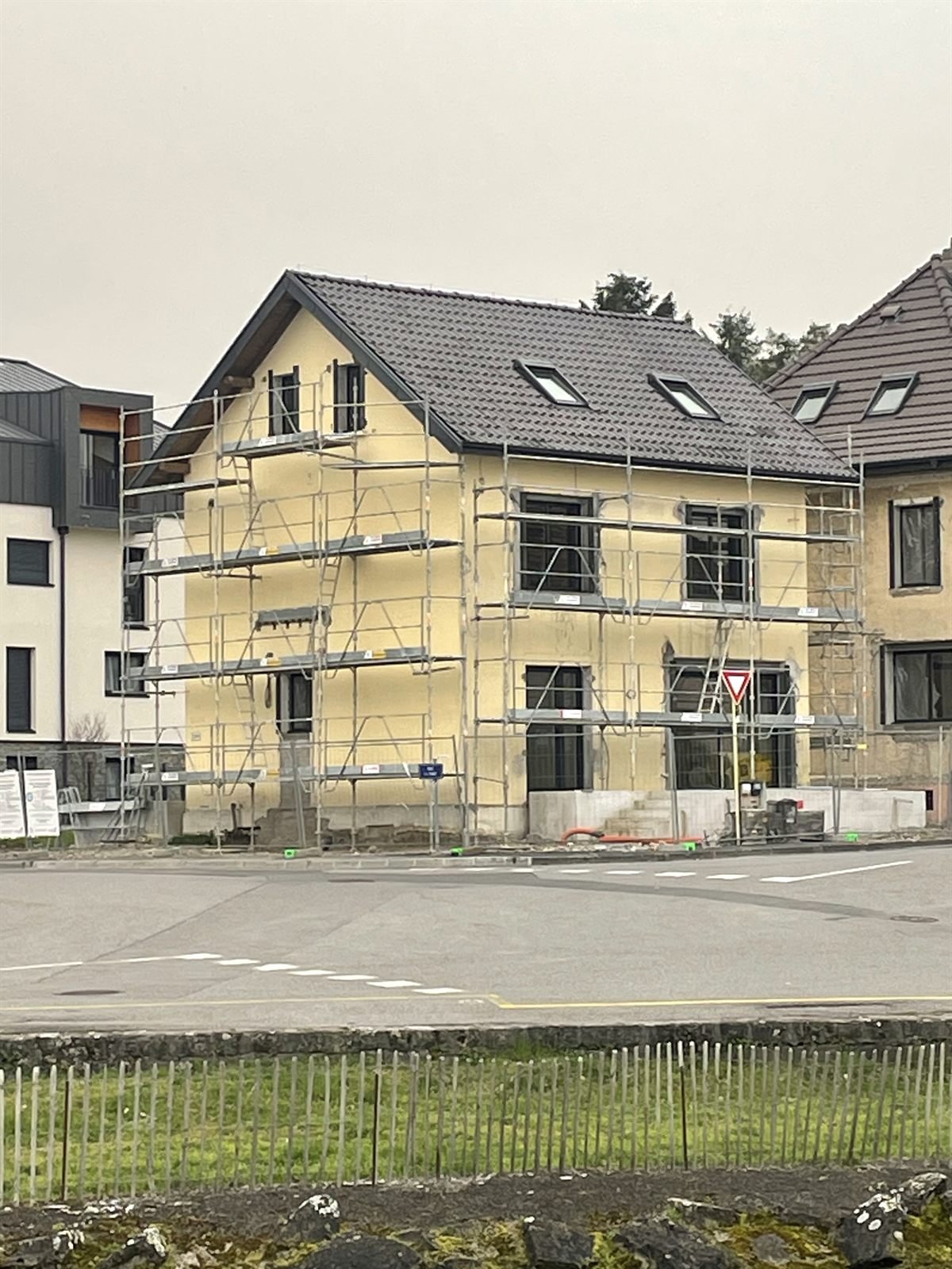 Rénovation de toiture et façade terminée
